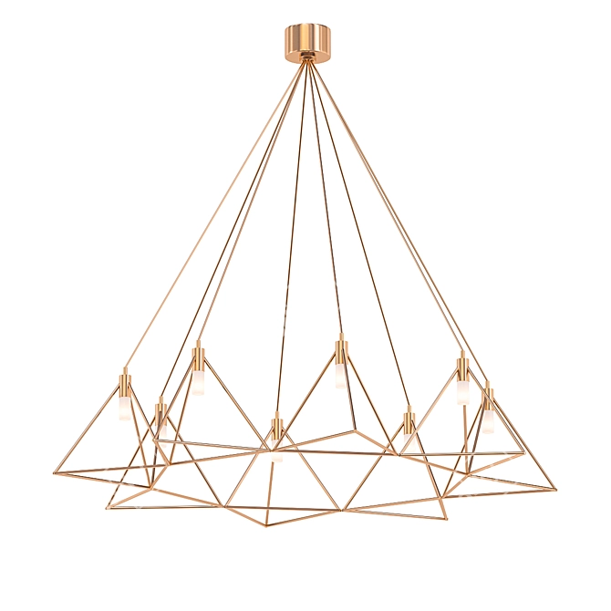 Playlight PL-AK-02827: Sleek and Stylish LED Pendant Light 3D model image 1