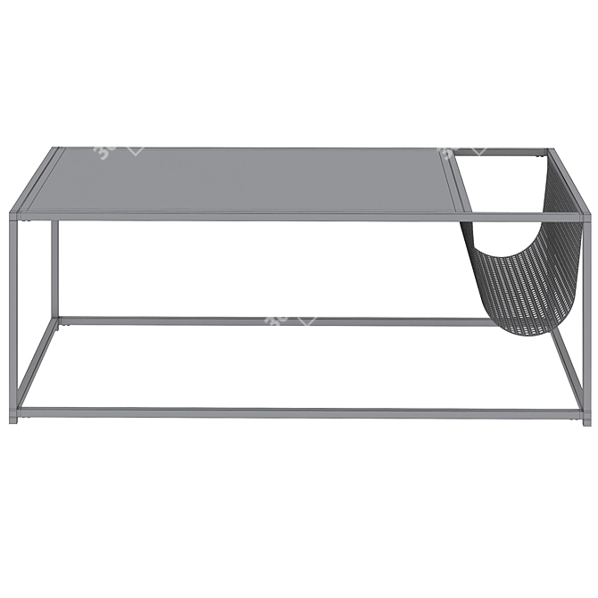 Seaford Coffee Table by Actona: Stylish Design, Perfect Size 3D model image 3
