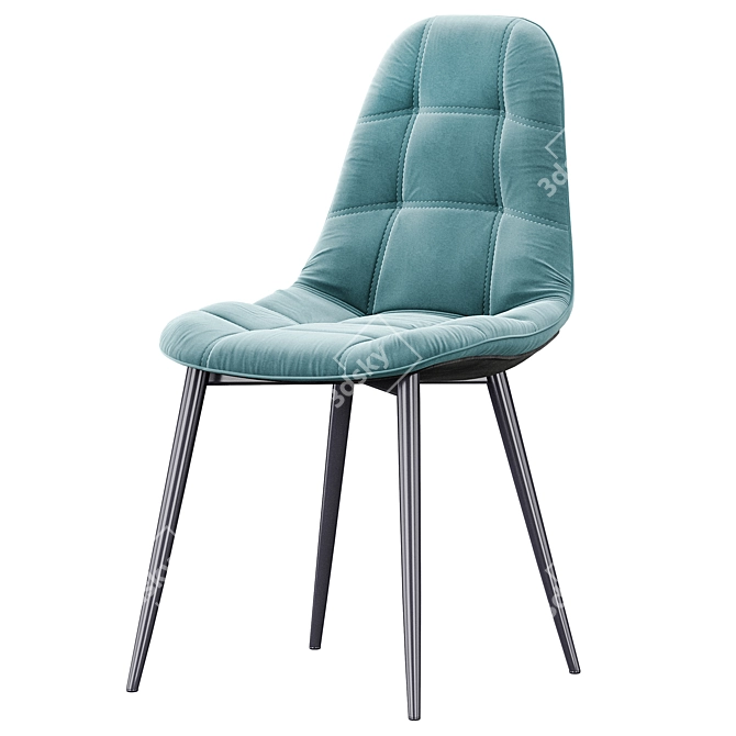 Modern Eco Back Chair 3D model image 1