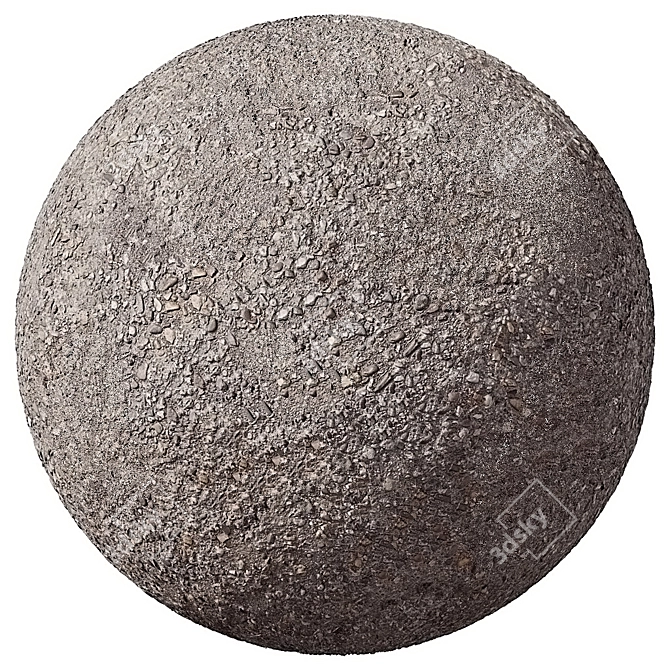 Premium Decorative Concrete 3D model image 1