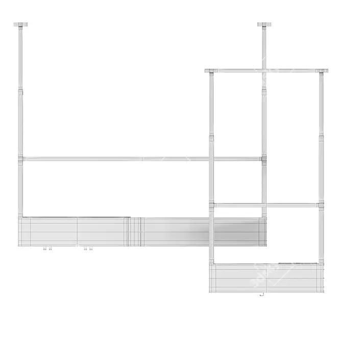 Spazio 130 Island Hood | Innovative Design & Functionality 3D model image 7
