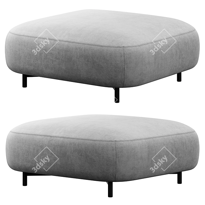 Cozy Pouf Buddy 212 3D model image 4