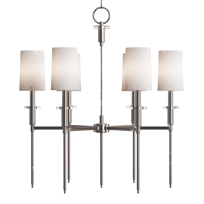 Amherst Modern Chandelier 3D model image 1