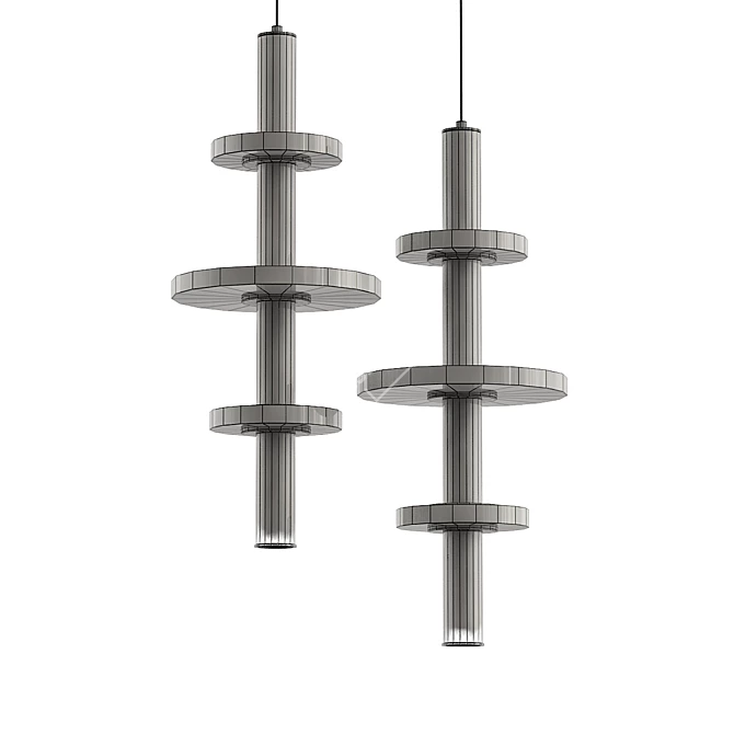 Olavia: Sleek Designer Lamp, 3D Model 3D model image 2