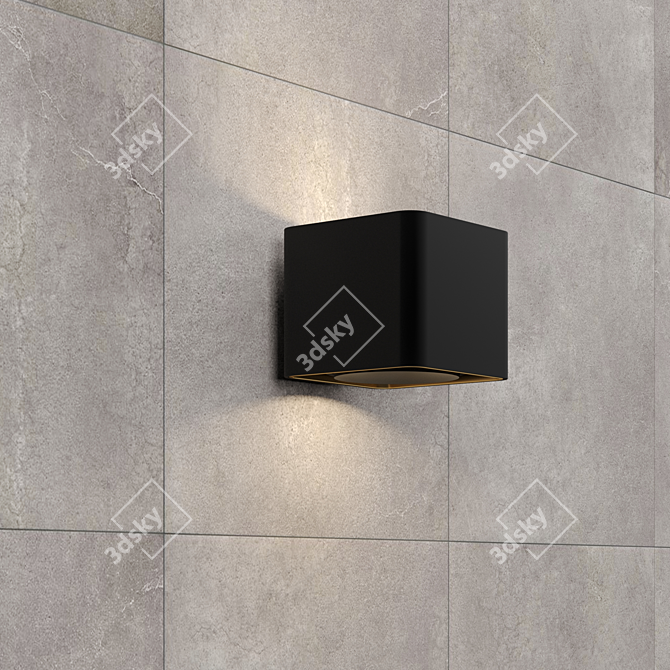 Avenue Gris: High-Quality Floor and Wall PBR Material 3D model image 2