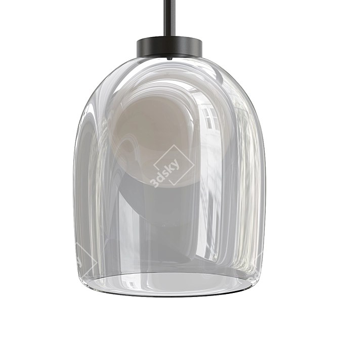 Ethereal Glow Pendant Light 3D model image 1