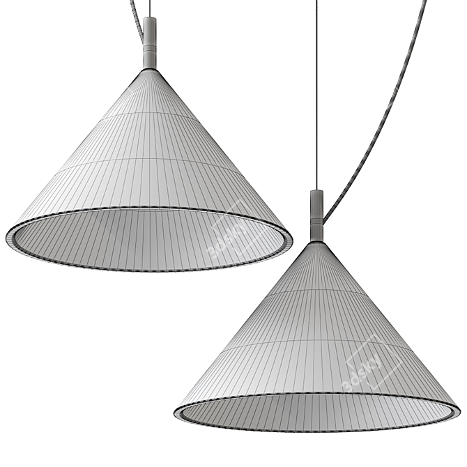 Lenis Pendant Lamp: Stylish Illumination for Modern Spaces 3D model image 2