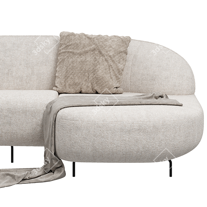 Furninova Aria Corners: Modern Comfort 3D model image 4