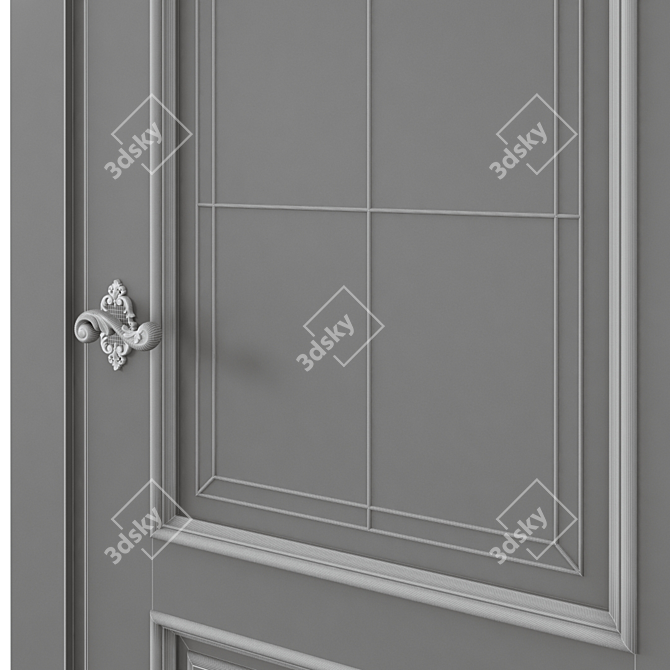 Modern Interior Door 478 3D model image 6