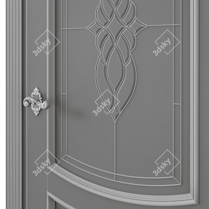 Modern Interior Door Design 3D model image 6