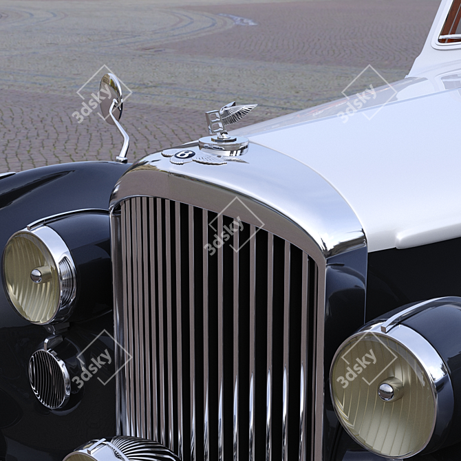 Luxurious and Stylish: Bentley R Type 1953 3D model image 6