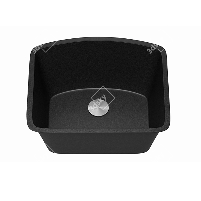 Blanco Diamond Single - Anthracite 3D model image 3