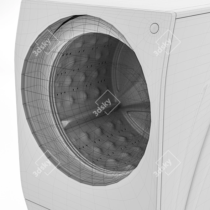 LG SIGNATURE Double Drum Washing Machine 3D model image 5