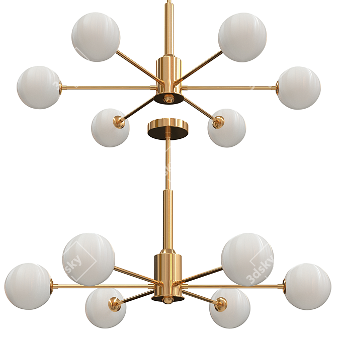 Spherical Illumination: BALLS Lamp 3D model image 1