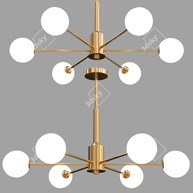 Spherical Illumination: BALLS Lamp 3D model image 2