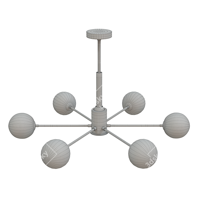 Spherical Illumination: BALLS Lamp 3D model image 3
