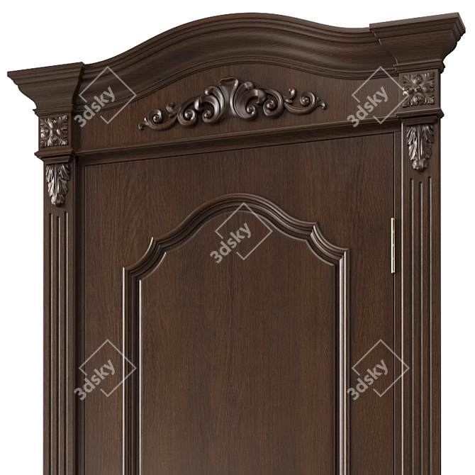 Modern Style Interior Door 3D model image 2