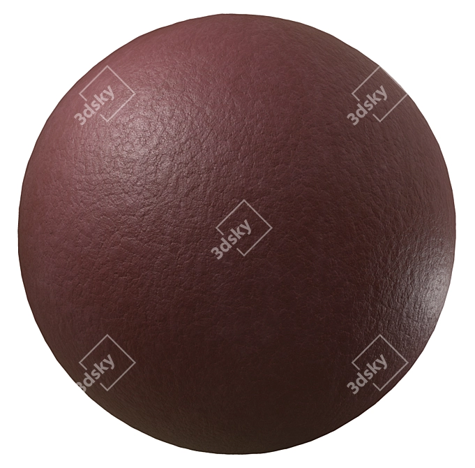 Premium Leather Texture: 4K Quality 3D model image 1