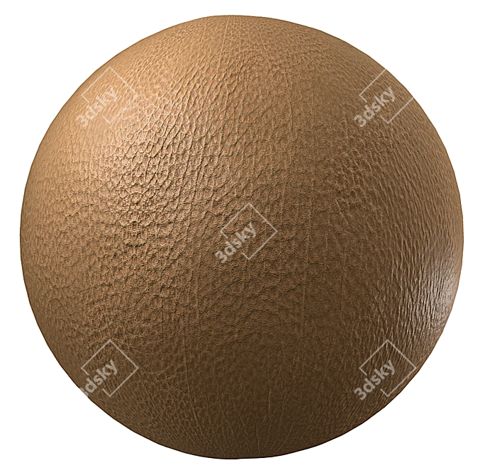 Seamless 4K Quality Leather 3D model image 1