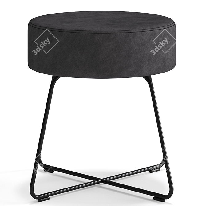 Lotta Stool: Versatile Design for Every Space 3D model image 3