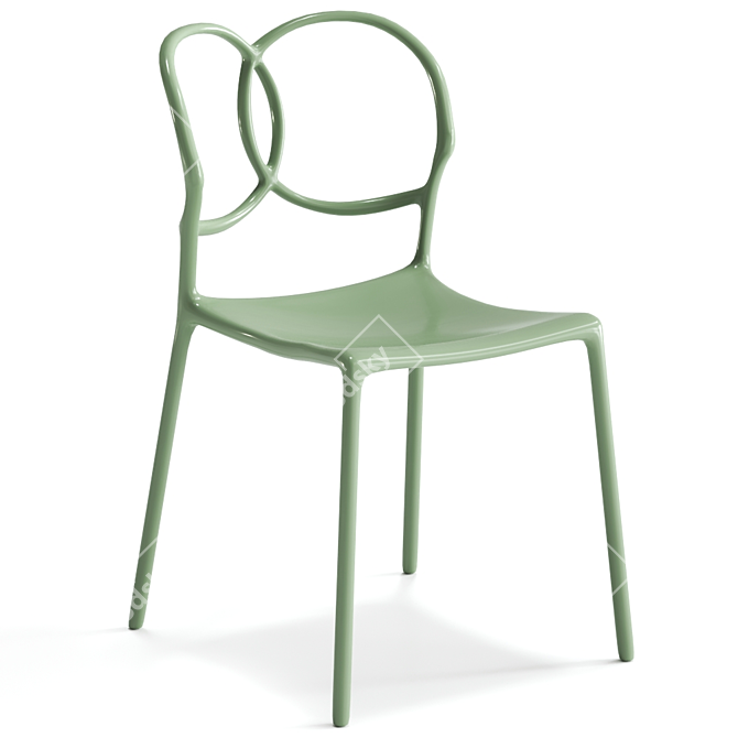 Sleek Sissi Chair: Elegance and Comfort 3D model image 1