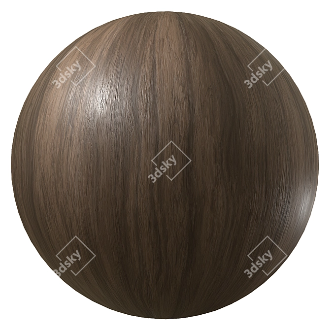 Seamless Wood 4K Quality 3D model image 1