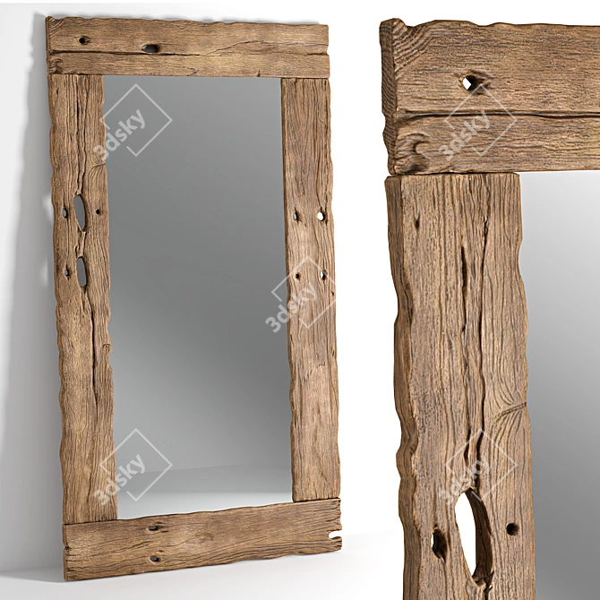 Hanale Mirror by Uniqwa 3D model image 1