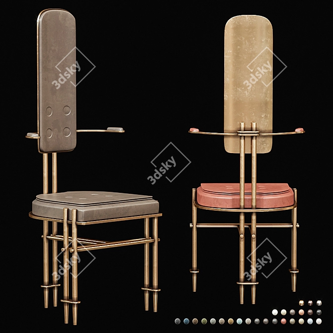 Episode Hall Chair: Elegant Seating 3D model image 1