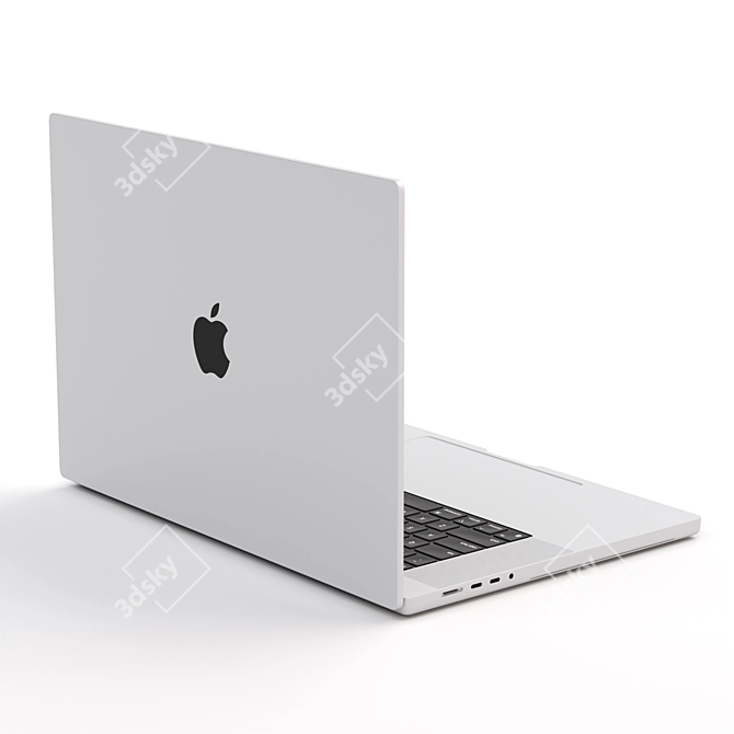 Apple MacBook Pro 2021 - 16" Powerhouse 3D model image 10