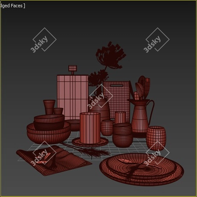 Turbo-charged Kitchen Accessories for Maximum Efficiency 3D model image 7