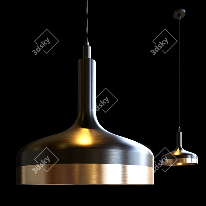 Nordic Style Pendant Light 3D model image 6