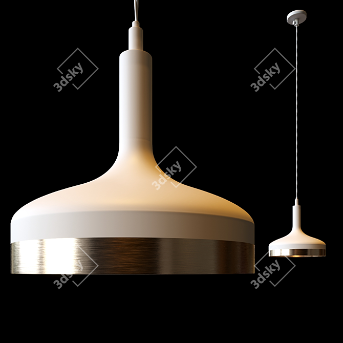 Nordic Style Pendant Light 3D model image 11