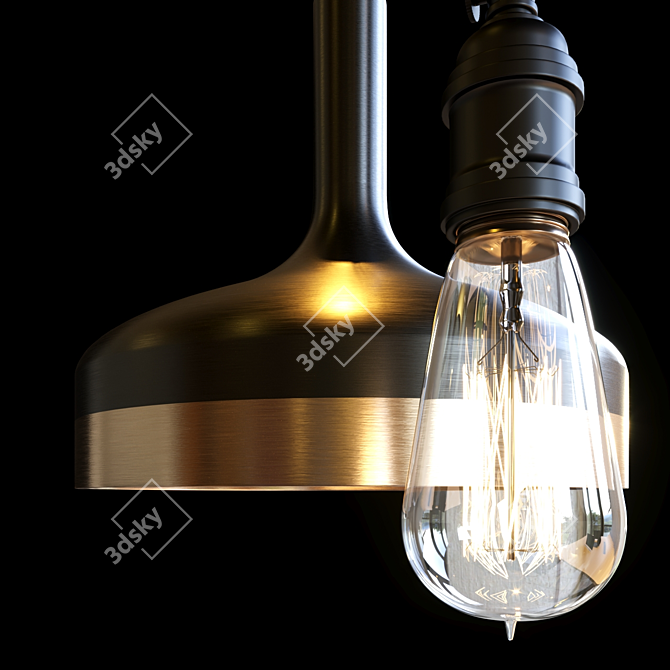 Nordic Style Pendant Light 3D model image 12