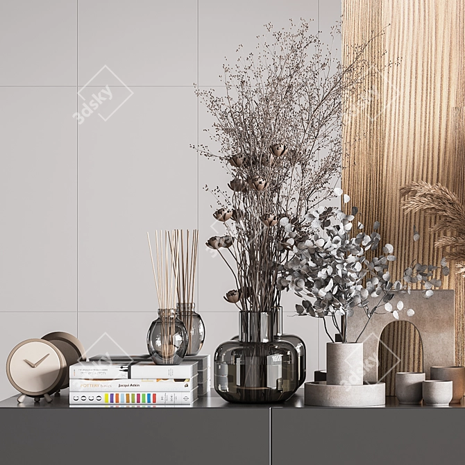 Sleek Hallway Design 3D model image 8