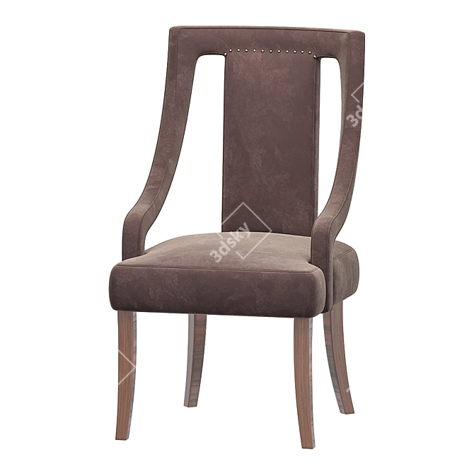 Elegant Armchair by Elk Group 3D model image 1