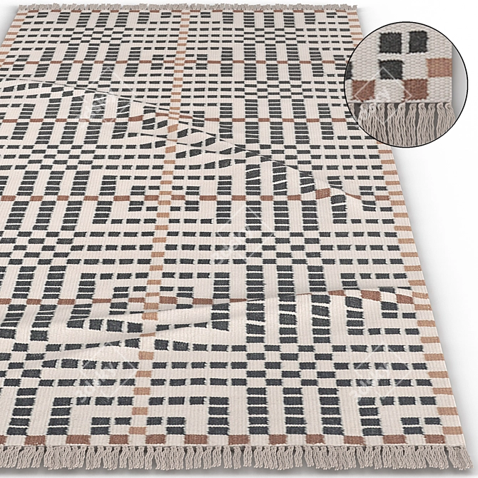 Stylish IKEA Rugs: Vamdrup, Görlöse, Rörande, Stenlille 3D model image 5