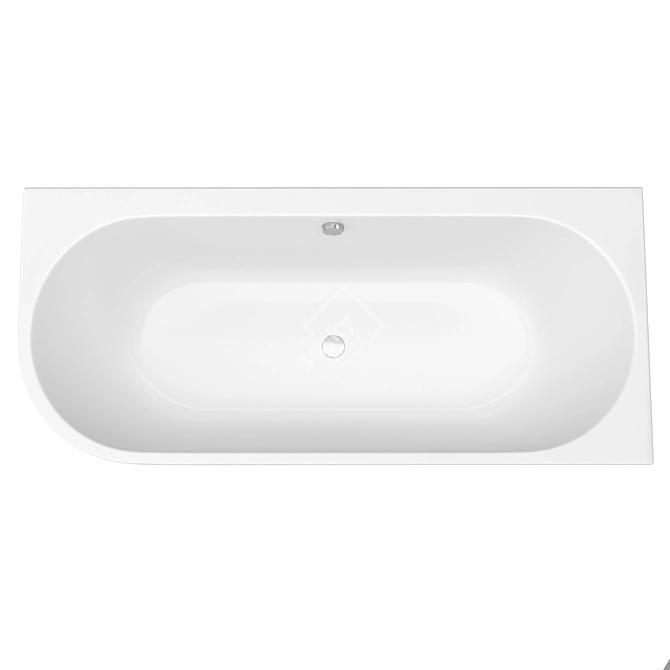 Kolpa-San Dream SP Corner Tub 3D model image 3