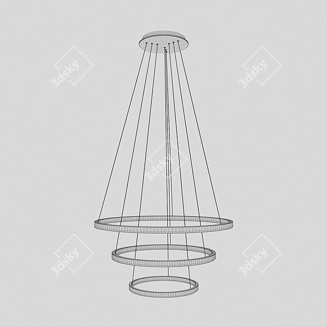 Dimmable LED Pendant Light 3D model image 3