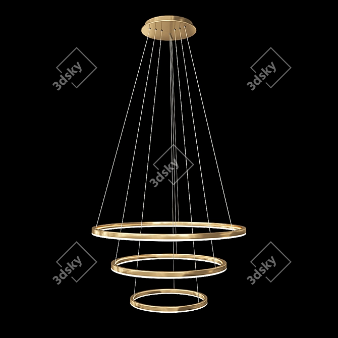 Dimmable LED Pendant Light 3D model image 6