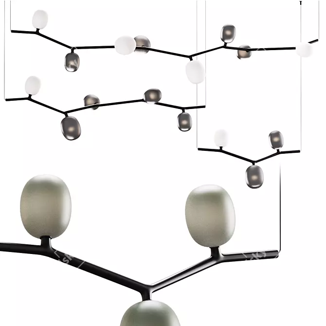 Sleek Ivy Pendant Light 3D model image 5