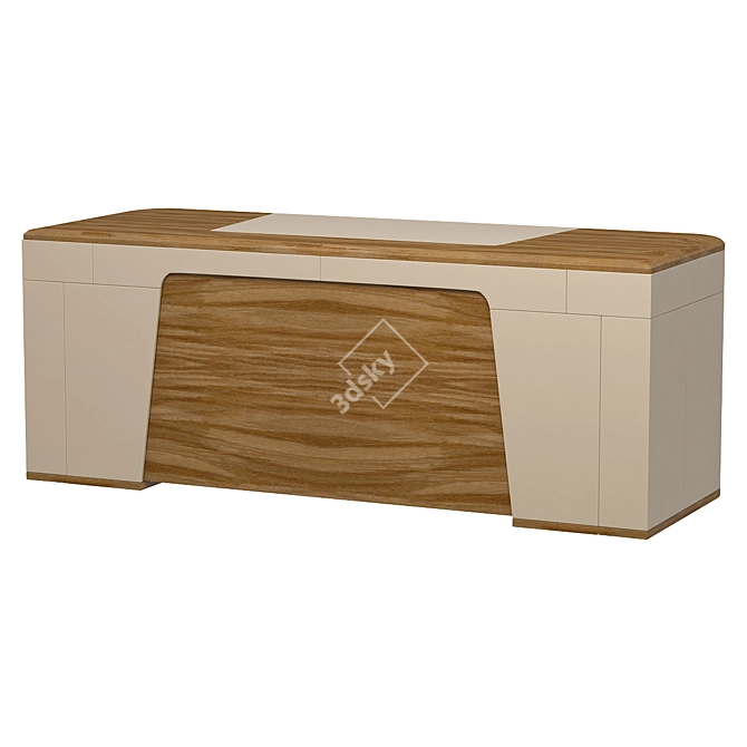 Elegant Porada Flavio Office Desk 3D model image 2