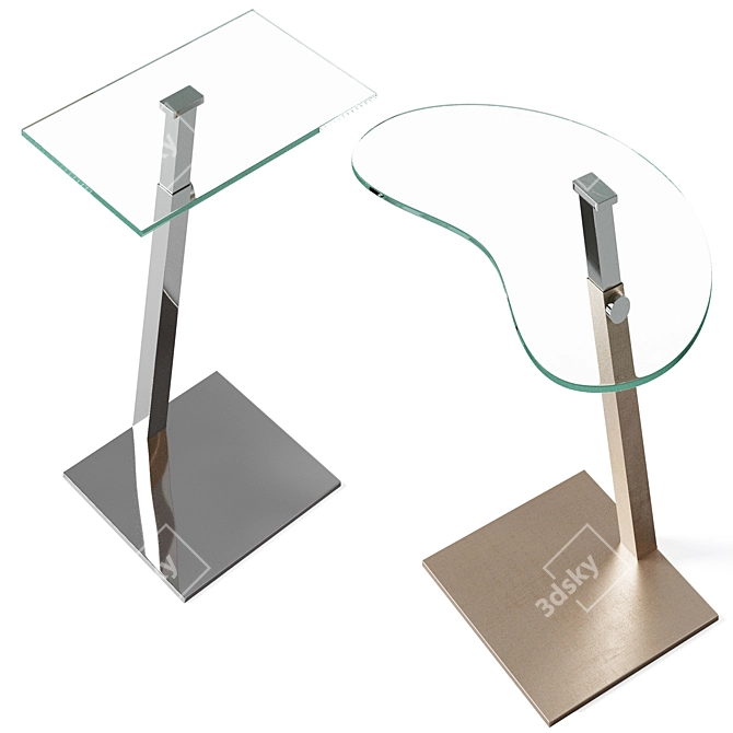  Sleek Lap Coffee Table by Cattelan Italia 3D model image 2