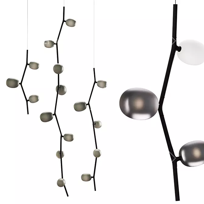 Modern Hanging Lamps Collection 3D model image 1