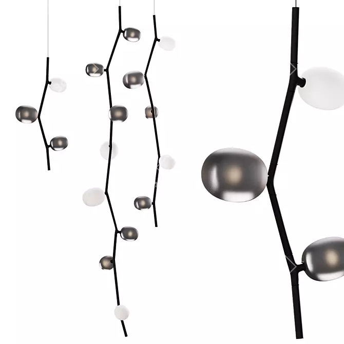 Modern Hanging Lamps Collection 3D model image 2