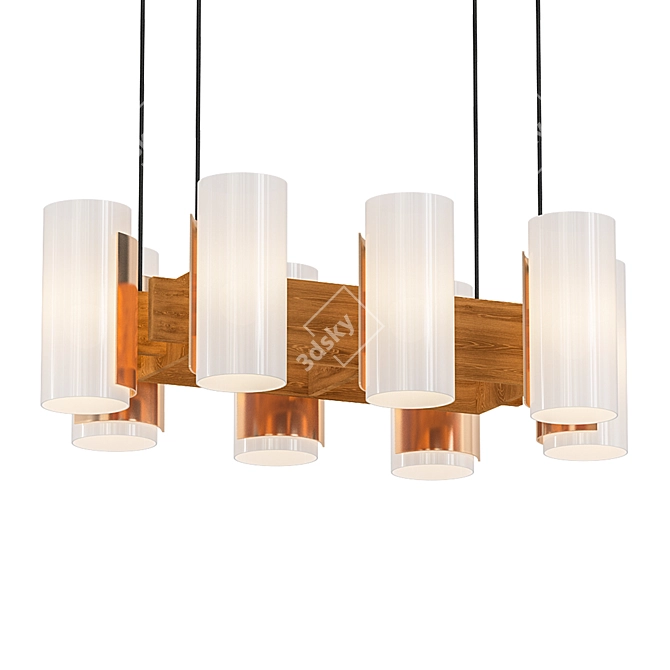 Sten Carlquist Chandelier: Elegant Lighting 3D model image 1