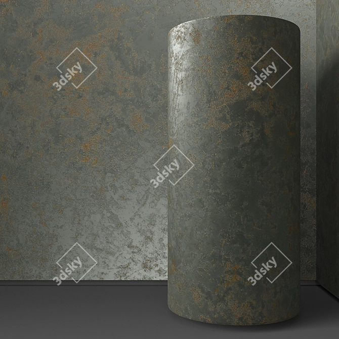 Seamless Plaster Texture Set 3D model image 2