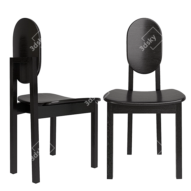 Tribal Chairs - La Redoute Interiors 3D model image 2