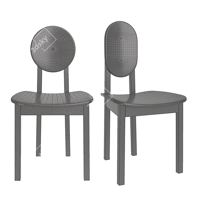 Tribal Chairs - La Redoute Interiors 3D model image 4