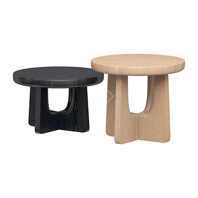 Minimalist Nara Coffee Table 3D model image 1