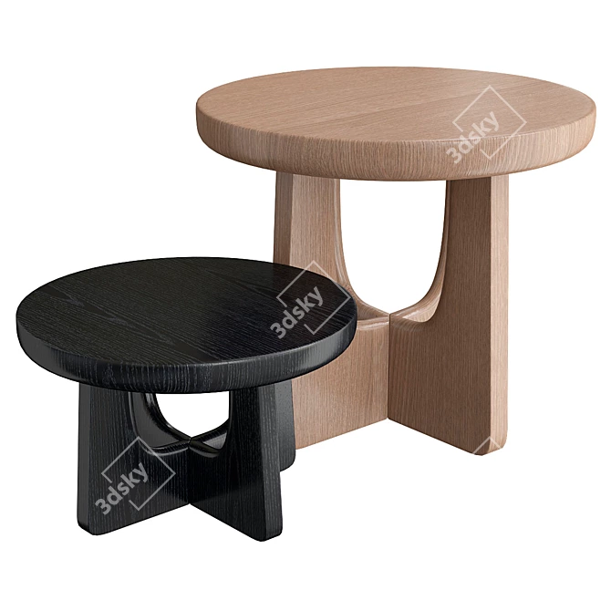 Minimalist Nara Coffee Table 3D model image 3